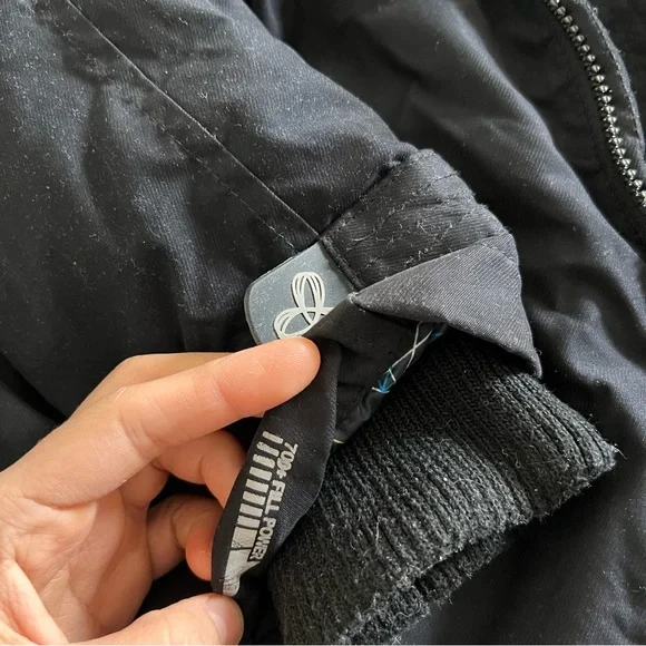 TNA Aspen Parka by Aritzia size XXS Black - Picture 6 of 8